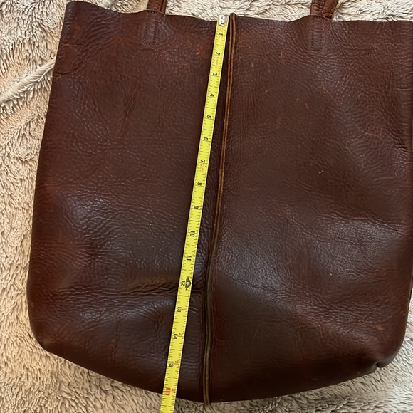 Tall, Large, Distressed Leather Tote by Urban Artisan - Picture 7 of 7